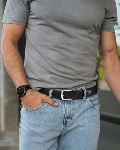 Image of CHAOREN Stretch Belt for Men - Elastic Belt for Golf & Casual Wear