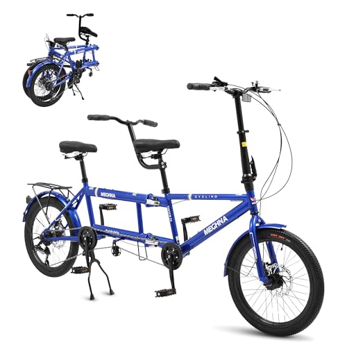 BGGFNZ Foldable Tandem Bike 20 Inch