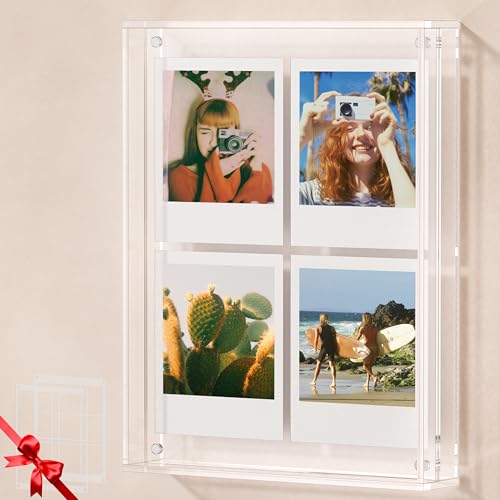 WINKINE Wall Polaroid Frame for i-Type/600/SX-70/Go Films, Photo Collage Frame 8
