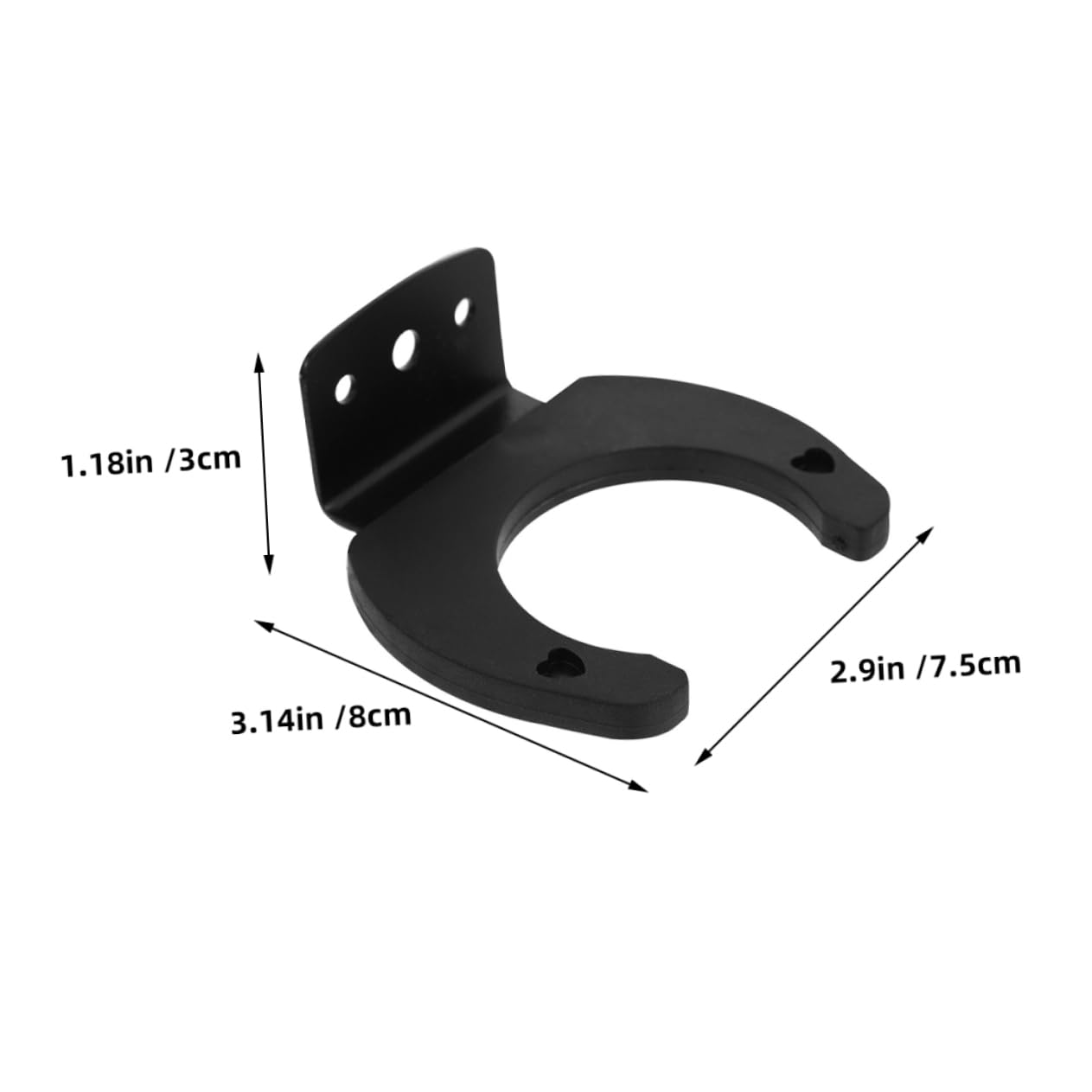 Mikinona 3pcs Wall Mounted Mic Hook Holder Durable Microphone Hanger for Broadcasting Rooms Lightweight Design for No Wire Microphones Practical Storage