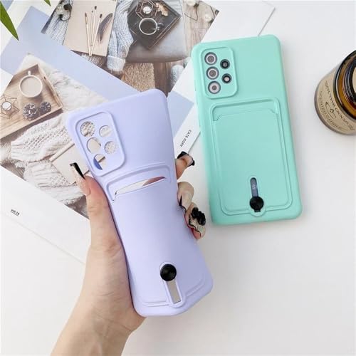 Coque silicone liquide Samsung A33 5G Noir finition soft touch - 3