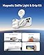 TELESIN Fun Shot Magnetischer Handy-Kameragriff + C03 Magnetisches Selfie-Licht (weiß) Bundle Kit Kompatibel mit iPhone & Android, Creator Kit für Selfies/Fotografie/TikTok/Zoom-Anrufe/Video