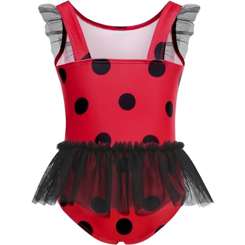 Image of Girls One Piece Swimsuit Colorful Mermaid Bathing Suits Cute Kids Princess Beach Swimwear 2-10 Years