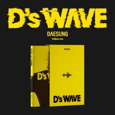 DAESUNG D's WAVE CD album K-pop sous boîtier version jaune