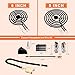 MP22YA Electric Range Burner Element Unit Set with 330031 Range Burner Receptacle Kit Fit for Ken-more Whirl-pool Frigi-daire May-tag Ranges/Stoves by Fetechmate