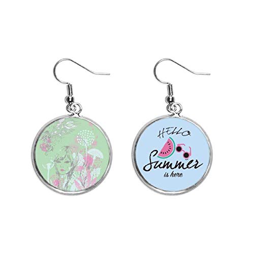 Pendientes de sandía y flores para regalar un detalle de verano