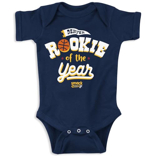 Image of Rookie of The Year Baby Apparel for Denver Basketball Fans (NB-7T)