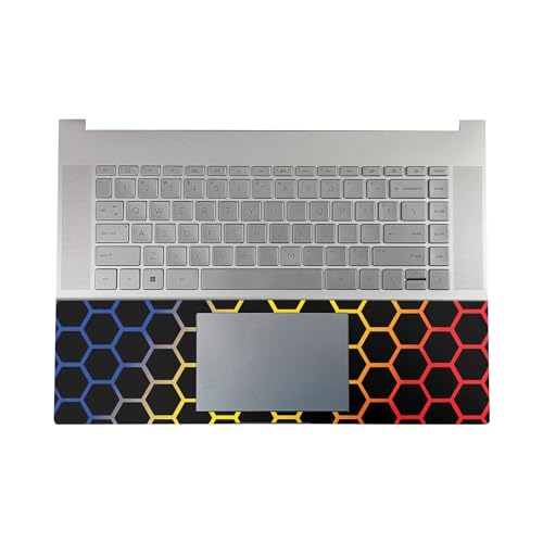 Image of Gaming Skin Compatible with HP Envy x360 16 inch (2023) - Primary Honeycomb - Premium 3M Vinyl Protective Wrap Decal Cover - Easy to Apply | Crafted in The USA by MightySkins