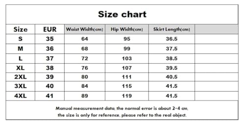 Women’S A-Line Pleated Denim Skirt Vintage Mini Cowboy Skirts Suitable for Daily Wear4