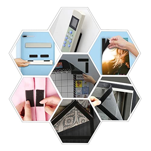 Fita Adesiva de Dupla Face, 30 PCS Fitas de Gancho e Laço Leves Multifuncionais de Forte Adesão Boa