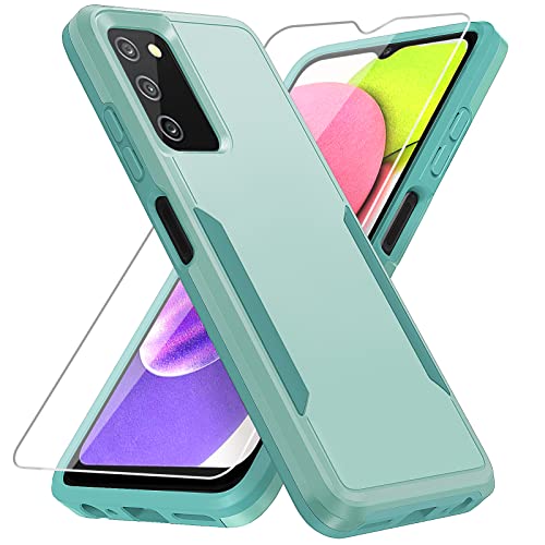 Image of for Samsung Galaxy A03S Case with HD Screen Protector, Green