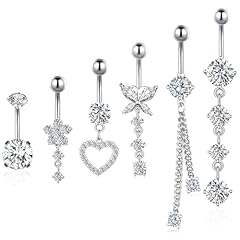 Silver Belly Button Rings