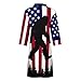 UTRSIFB Men's Luxury Ultra Soft Warm Robes Fashion Bathrobe With Spacious Pockets Sasquatch USA American Flag
