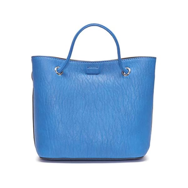 Calvin Klein Gabrianna Bubble Lamb Mini Tote Crossbody, Periwinkle