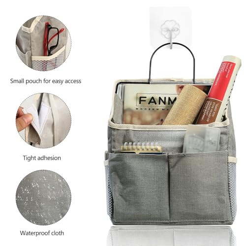 Zxglxinyao Hängeorganizer Wand Hängend, 2 Stück Hängetasche Tür Organizer, Hängende Aufbewahrungstasche, Wandorganizer Hängender Körbe Organizer mit Taschen für Badezimmer Küche