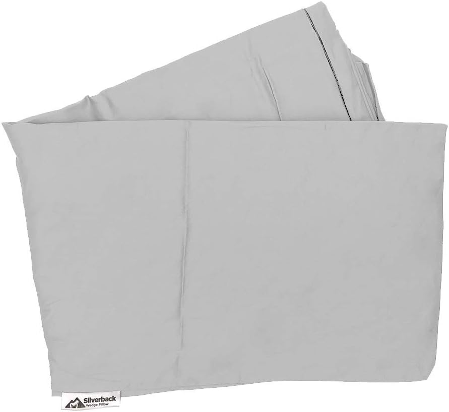 7.5" Wedge Pillow Cover 100% Egyptian Cotton Replacement Pillow Case, Fits Our 25" W x 26" L x 7.5" H Pillow Wedge, Fit for Wedges Up to 27.5" W x 27.5" L x 8" H