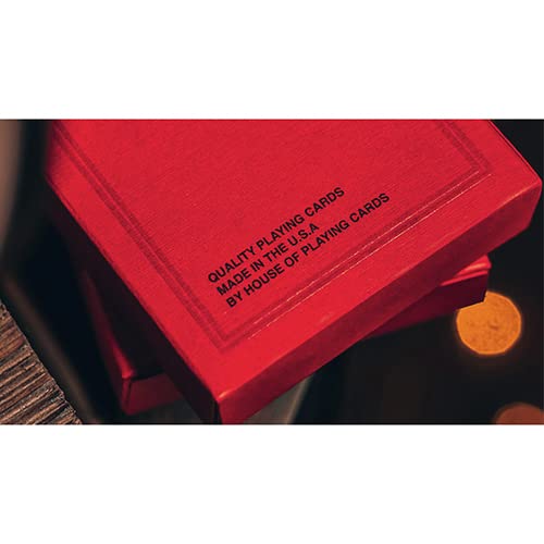 NOC Pro 2021 (Burgundy Red) Playing Cards - Marked
