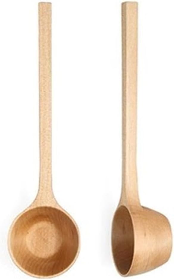 Coffee Bean Scoop Wooden Measuring SpoonWooden Coffee Powder SpoonBaking Measuring SpoonLong Handle Wooden Spoon
