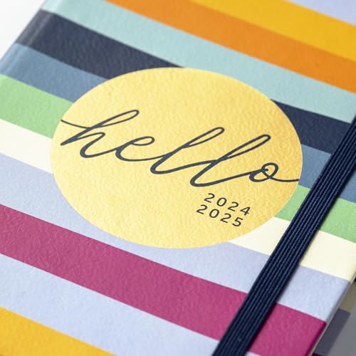 Busy B Mid Year A6 To Do Diary August 2024 - August 2025 - Stripe Week to View A6 Diary with Notes, Pen Holder and Tear-Out Lists - Image 3