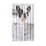 ★ Tamaño: solo 1 panel, mide W 50 "por L 84" (127cmx213cm). Total de 9 orificios para anillos, equipados con ganchos de cortina de acero inoxidable a prueba de herrumbre
