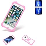 Bumper & Schutzhülle: Das Silikoncase vereint die Eigenschaften eines Bumpers (Kantenschutz, stoßfest) und einer Silikonhülle (rückseitiger Schutz)