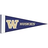 WinCraft Washington Huskies Official NCAA 10 inch x 4 inch Mini Pennant by 600127