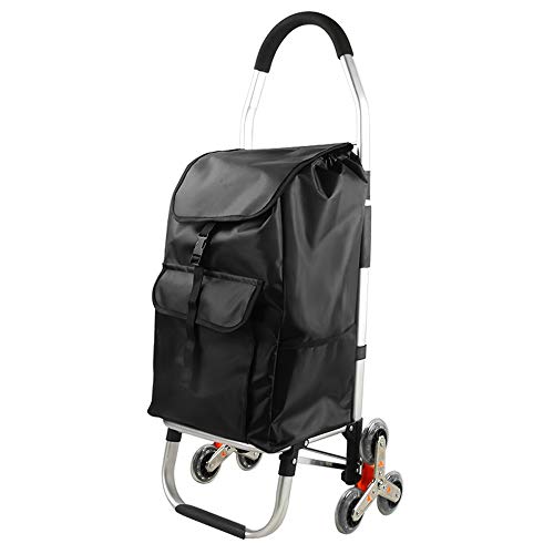 HUACANG Carro de la Compra portátil Plegable de Aluminio Los Jinetes pequeños tiran de los carros (Size : 3)