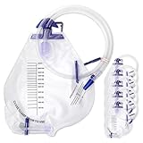 5Pcs Catheter Bags with Anti-Reflux Chamber,2000ml Urine Drainage Bags for Men - 48