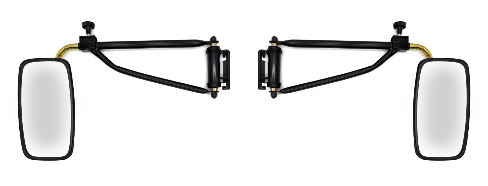 MelTruck® 2x Specchi esterni 365x190 mm Specchi retrovisori 15, 18, 20, 22 mm per camion escavatore trattore