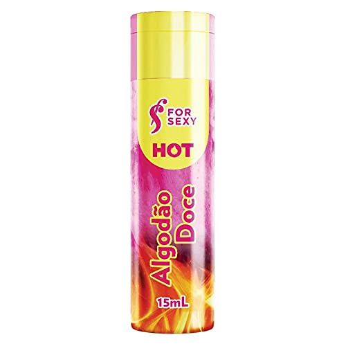 FOR SEXY - Gel Para Massagem Comestível Sensação HOT 15mL Sabor Algodão Doce REF:FOR SEXY HOT