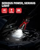 NHOWIN 4000A Jump Starter Power Pack, 4-IN-1, 12V Car Battery Booster Jump Starter Power Bank (Up to 7.5L Gas or 5.0L Diesel Engine) with Leads for Outdoor Emergencies, Winter, Travel - Image 6