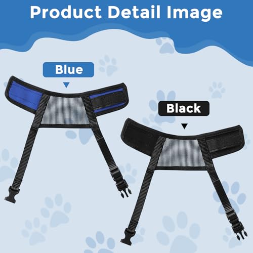 Maulkorb für Hunde, Weich und Atmungsaktiv, Mit Wabenstruktur, Größenverstellbar, Geeignet für Kleine, Mittelgroße und Große Hunde, Verhindert Effektiv Beißen und Bellen(L, Schwarz)