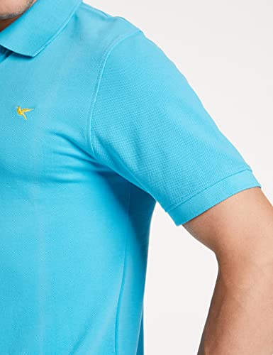 Image of Deniklo Men Cotton Rich Regular Fit Solid Polo T-Shirt | Men's Best T Shirt |Half Sleeves Casual T-Shirt |Classic Plain T-Shirt | Collar T Shirt|Polo T-Shirt for Men (Available in Plus Size)