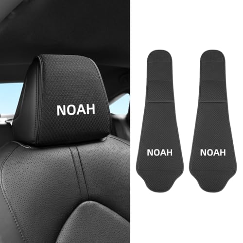 ノア 適用 ヘッドレストカバー 車用 収納ポケット付き NOAH 80系 90系 S-Z S-G アイスシルク生地 に対応 蒸れない カーシートヘッドレスト カバー 取付簡単 お手入れ簡単 汚れや傷防止対策 シートカバー よい通気性 車 内装パーツ 運転席