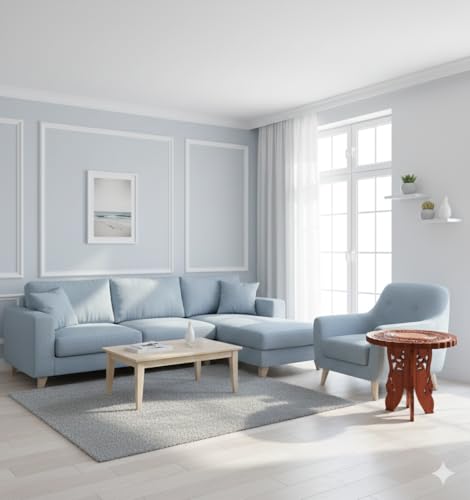 Image of Bros Moon Maulik's Elegant and Sturdy Favourite Table for Living Room (Floral Coffee Table, 12 inches)