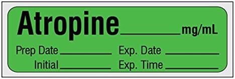 Anticholinergic Agent Labels Atropine_mg/mL