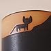 BurnRave LA7 - Handmade Coffee Mugs, Cat Mugs for Cat Lovers, Ceramic Mug, Cat Gifts for Women, Brown, 300ml