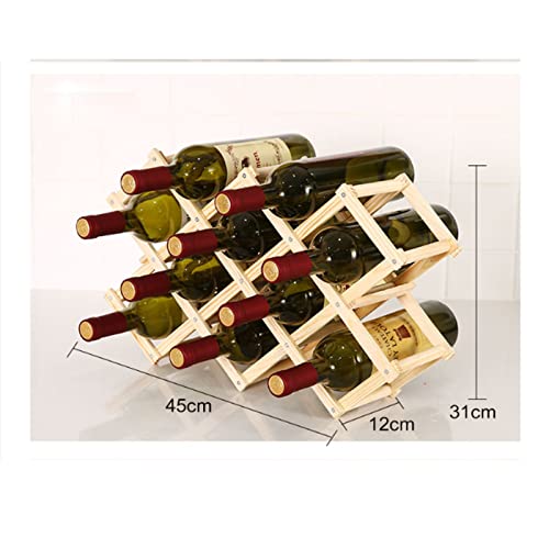 Présentoir pour armoire à vin en bois au design stable et épuré