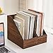 File Rack Magazine Rack - Set of 2 Holders Perfect for Storing Folders, Documents Letter Trays