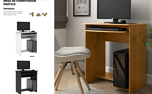 Mesa Para Computador ou Notbook Flórida cor Preto - Comprar Moveis em Casa