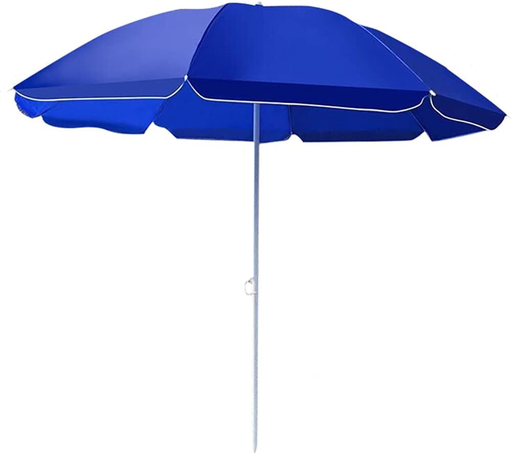 6ft/1.8m Round Patio Umbrella, Market Garden Umbrella with Crank, Outdoor Table Umbrella, Rain Shine Umbrella for Lawn/Backyard/Deck, 8 Ribs Good