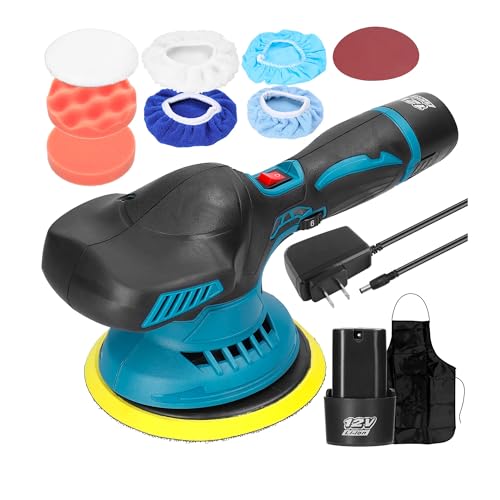 Lixadeira Portátil 300W Politriz Elétrica Recarregável com bateria extra