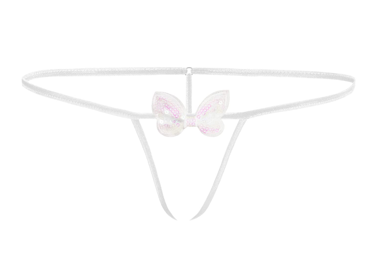 Sohimary471 Women's Mini Thong G-String Tanga Open Bow Tie