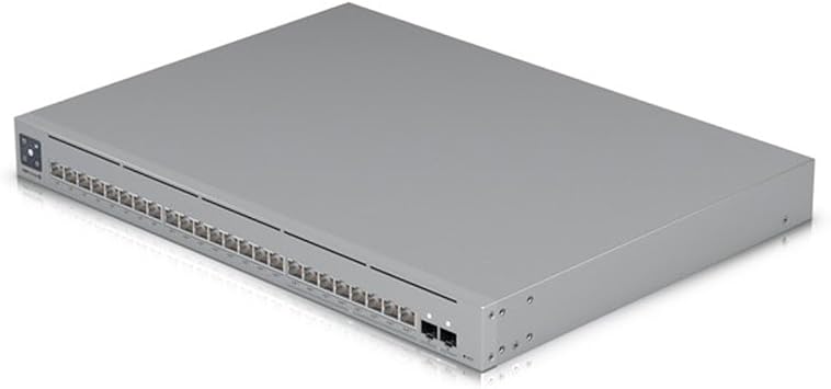 Ubiquiti USW-Pro-Max-24-PoE Layer 3 Managed PoE++ Network Switch, 24-Port 2.5G Ethernet with 2 SFP+ Ports, 112 Gbps Switching Capacity, Rack Mount