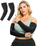 UV Sun Protection Arm Sleeves Plus Size XL XXL for Men Women, Oversized, Tattoo Cover Up, Cooling, Compression - 2 & 4 Pairs