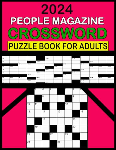 2024 People Magazine Crossword Puzzles Book For Adults: Medium Crossword Puzzles Book for Adults, Se