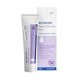 Acnecide Face Gel Spot Treatment Benzoyl Peroxide 2.5% 15g Blemish Gel for Acne Prone Skin