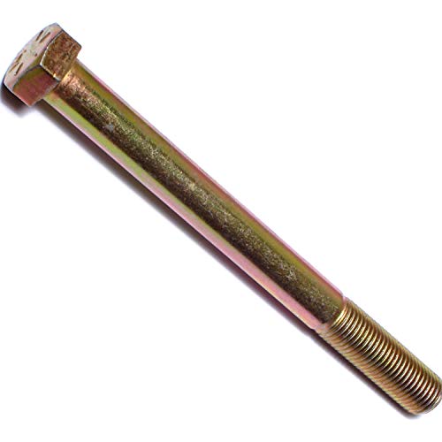 Image of Hard-to-Find Fastener 014973252700 Grade 8 Fine Hex Cap Screws, 3 /8-24 x 4, Piece-5 , yellow
