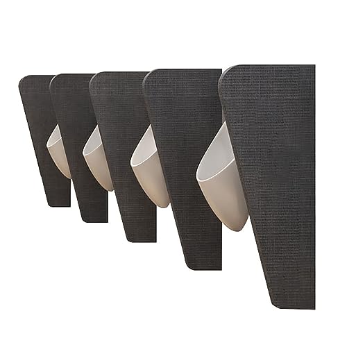 Separador de urinarios impermeable y resistente con kit de montaje 2