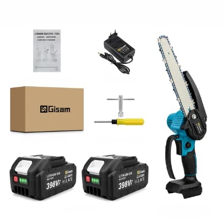 Mini Sega a catena senza spazzole da 8 pollici, motosega da potatura a mano, sega elettrica per...